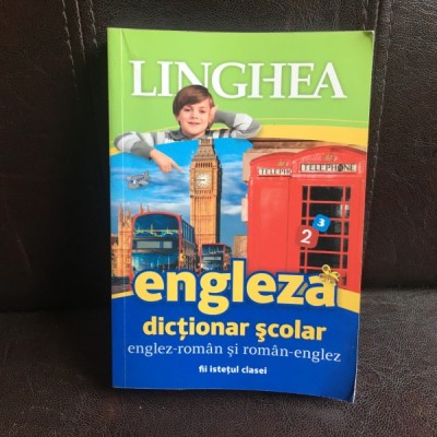 Dictionar scolar, engleza foto