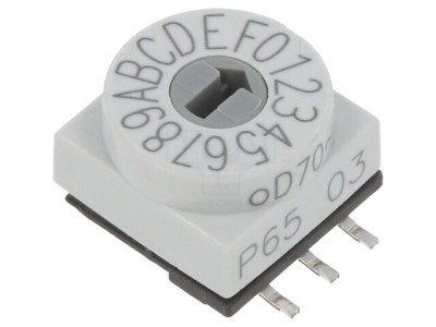 &amp;Icirc;ntrerupător Codificare HEX/BCD 16 Pozitii SMD foto