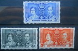 1937 SERIE COLONII BRITANICE HONDURAS