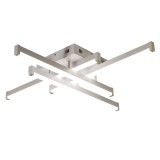 Lustra Led Cu Telecomanda , Finisaj Alb, 80W, Lumina Reglabila 3300&ndash;6500K