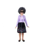 Costum carnaval Super bunicuta pentru fete marime 110/120 cm (5-6 ani)