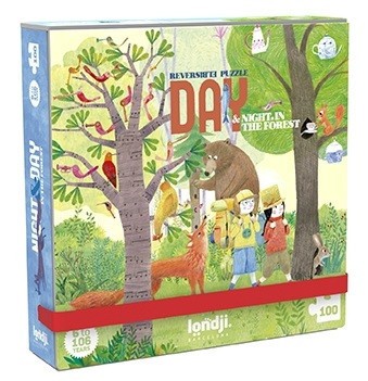 Puzzle reversibil Noapte si zi, Londji foto