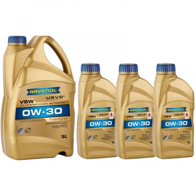 Pachet 8 litri Ulei Ravenol VSW USVO 0W30 foto