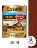 Lazura lemn Estetik Clasic 5L, castan, protectie UV