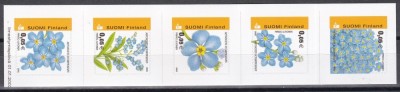 Finlanda 2002 - Flori - Nu mă uita - Autoadezive, Staif, MNH foto