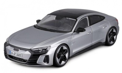 Macheta Audi RS e-tron GT 2022 silver - Bburago 1/18 foto