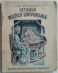 M. GR. POSLUSNICU - ISTORIA MUZICII UNIVERSALE {1935} foto