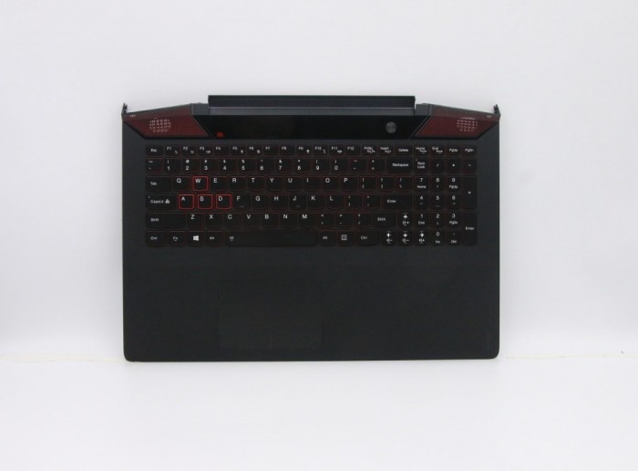Carcasa superioara cu tastatura palmrest Laptop, Lenovo, Y700-15ISK Type 80NV, 80NW, 5CB0K97423, AP0ZF000300, iluminata, layout US