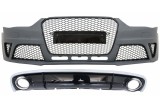 Kit bara fata RS4 cu difuzor spate si ornamente evacuare Audi A4 B8 Facelift