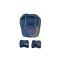 Huse auto universale 9D PREMIUM imitatie piele + alcantara Culoare:Negru Cod:1213-1 Automotive TrustedCars
