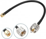 RCoaxial Cablu SMA tată la UHF PL259 tată drept RF Pigtail cablu coaxial Linia 2, Oem