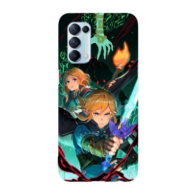 Husa compatibila cu Oppo A54s, Viceversa, model Link The Legend of Zelda, Silicon, TPU foto