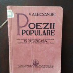 V. Alecsandri - Poezii Populare