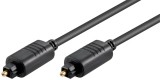 Cablu audio digital optic 1m TOSLINK - TOSLINK diametru 5mm Goobay 50217