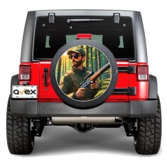 Sticker Auto &amp;quot;Roata de Rezerva&amp;quot; rezistenta la intemperii si raze UV, diametru 55 cm, Cod: AVX-RR20 FAVLine Selection foto