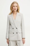 Marella sacou MOGOL culoarea bej, cu doua randuri de nasturi, neted, 2513041181200