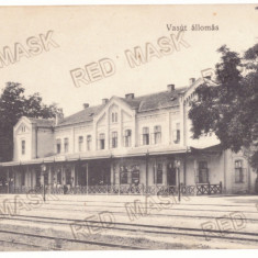 1246 - VINTUL de JOS, Alba Railway Station, Romania - old postcard - used - 1916