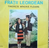 Disc Vinil Frații Leordean - Tinerețe M&icirc;ndră Floare - Electrecord Cat. STM-EPE 01290