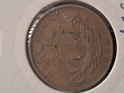 Half penny 1966 foto
