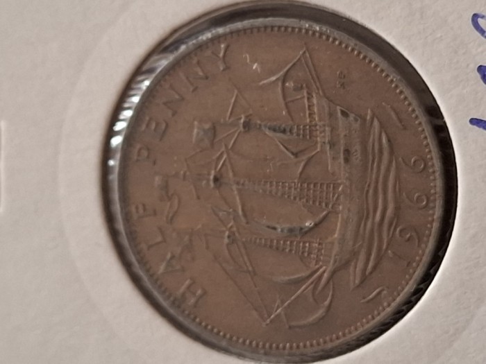 Half penny 1966