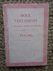 NOUL TESTAMENT al Domnului ISUS HRISTOS-PSALMII-411 p,Carte de buzunare stare FB