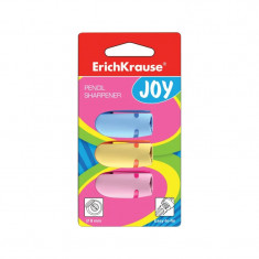 Set ascuțitoare din plastic Erich Krause Joy 3 buc