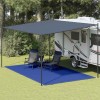 VidaXL Covor pentru cort, albastru, 300x600 cm, HDPE 310730