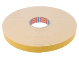 Bandă Dublu Adezivă Albă 25mm x 50m