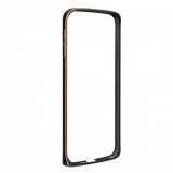 Cumpara ieftin Husa Bumper Metal Samsung S6 Edge+ g928 Black&amp;Gold, Metal / Aluminiu