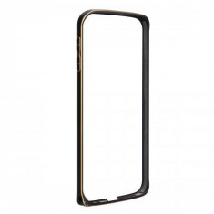 Husa Bumper Metal Samsung S6 Edge+ g928 Black&amp;amp;Gold