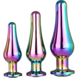 Cumpara ieftin Dream Toys Gleaming Love Rainbow set de butt plug-uri