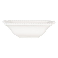 Bol ceramica alba 9x6x3 cm / 25 ml