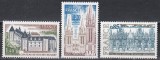 Franta 1975 - Obiective turistice, 3 Serii, MNH