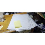 Separatoare 1-10 file pentru dosare albe A4 #han