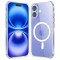 Husa iPhone 16 Techsuit Shockproof Clear Silicone MagSafe, transparenta