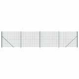 Cumpara ieftin Gard plasa de sarma cu bordura, verde, 1,8x10 m