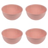 Set boluri, 4 piese, 3 L, Plastic, Roz