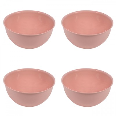 Set boluri, 4 piese, 3 L, Plastic, Roz foto