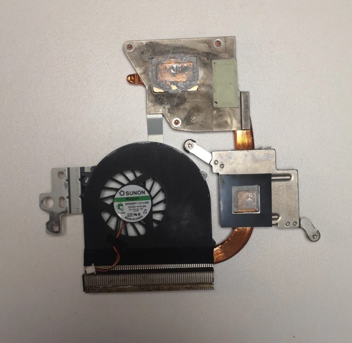 Cooler ventilator CPU + radiator Dell Inspiron N5110