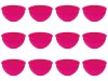 Set boluri, 12 piese, 3 L, Plastic, Fucsia