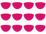 Set boluri, 12 piese, 3 L, Plastic, Fucsia