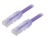 Patch cord CAT6 UTP LSZH Violet 2m