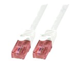 Patch Cord U/UTP Cat6 Alb 1.5m RJ45