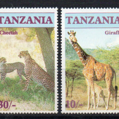 TANZANIA 1986, Fauna, MNH, serie neuzata