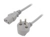 Cablu Alimentare 3x0,75mm2 IEC C13 Mamă Ștecăr Unghiular PVC