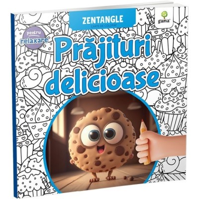 Prajituri Delicioase. Carte De Colorat foto