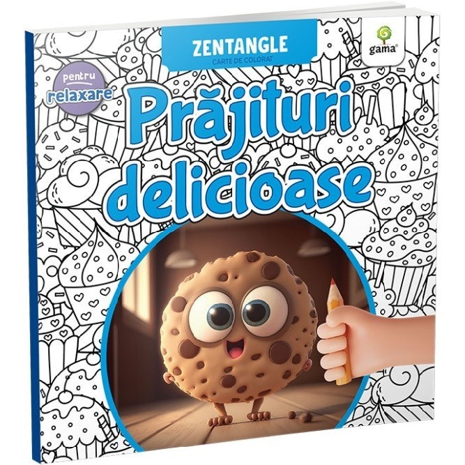 Prajituri Delicioase. Carte De Colorat