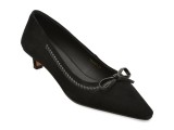 Pantofi eleganti EPICA negri, YRH603, din piele intoarsa