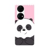 Husa compatibila cu Huawei P50 model Sweet panda We Bare Bears, Silicon, TPU, Viceversa, Transparent, Carcasa