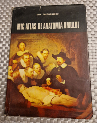 Mic atlas de anatomia omului Dem. Theodorescu foto